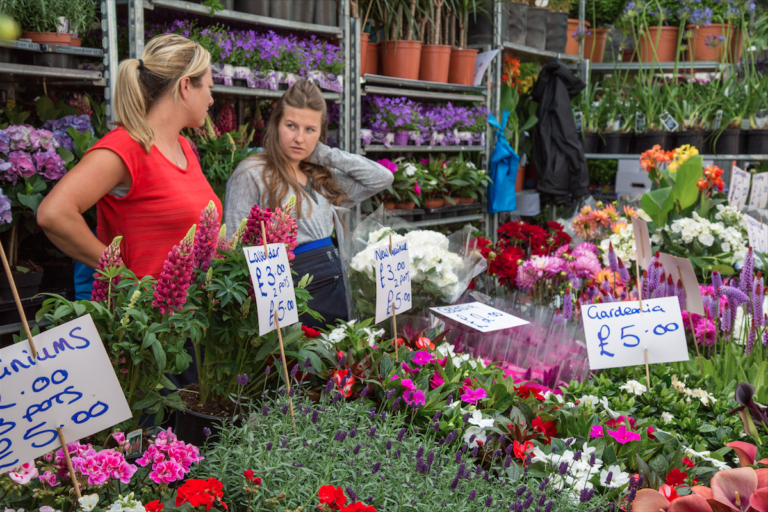 Exploring London Bethnal Green & Columbia Road Flower Market Little