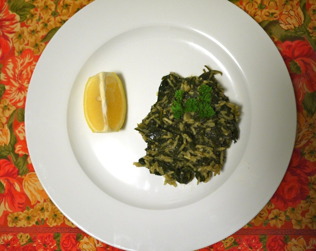 Stephanie Sadler, Little Observationist - Spinach and Rice Recipe