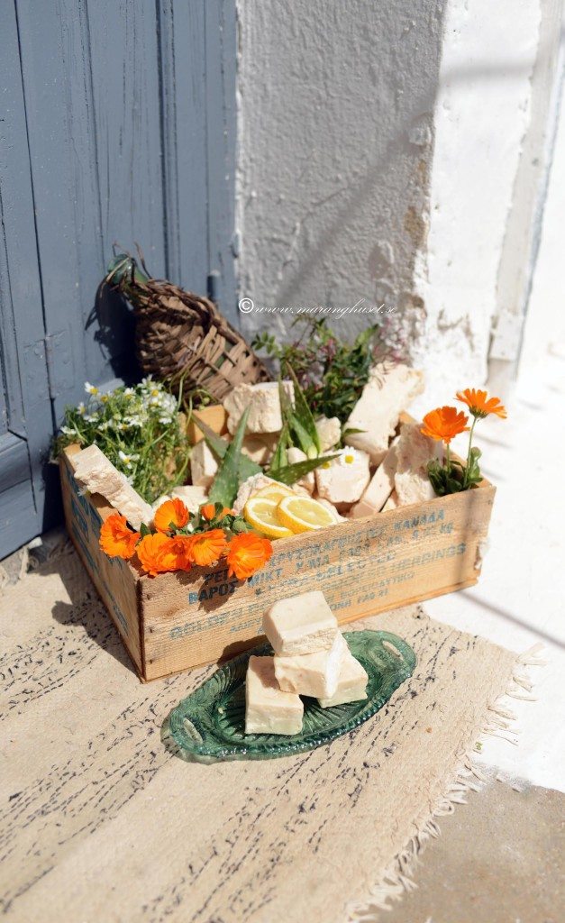 Handmade Traditional soaps with extra virgin olive oil, aloe  and more such as calendula, lemon, orange