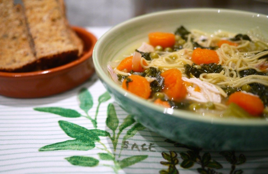 Recipe: Mom's Chicken Soup with Vegetables by Stephanie Sadler, Little Observationist
