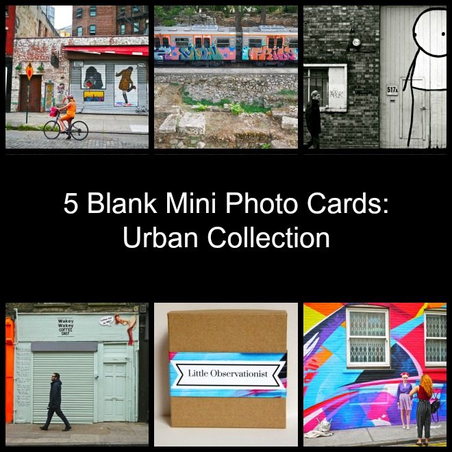Little Observationist Mini Photo Cards - Urban Collection