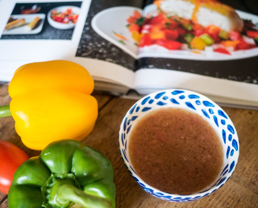 Fish with gazpacho salsa, Little Observationist