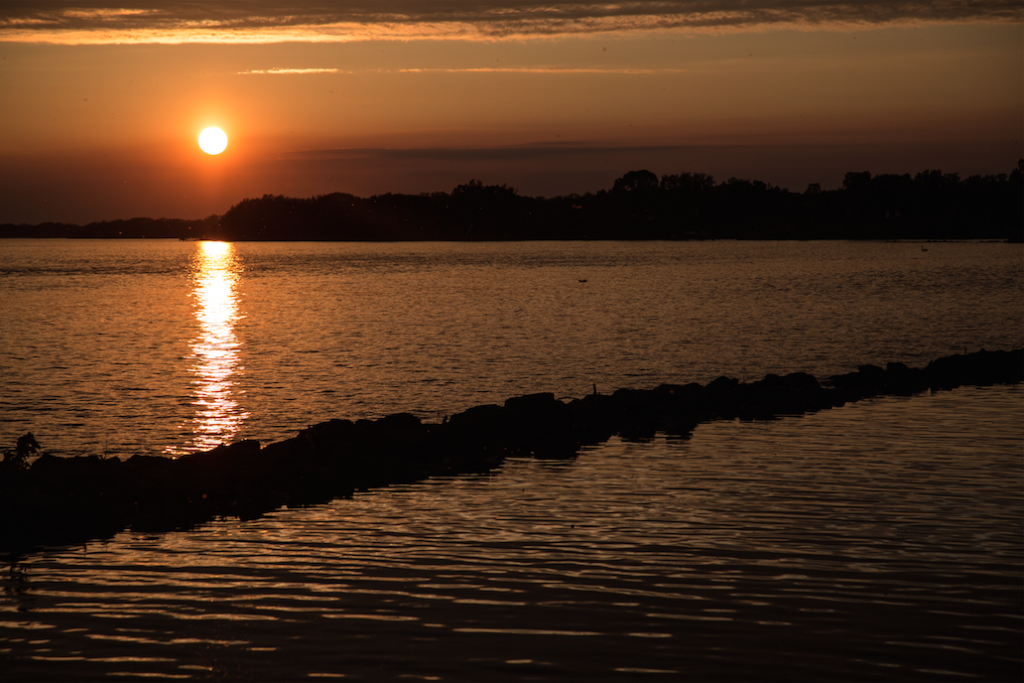 Sunset over the Niagara River by Stephanie Sadler, Little Observationist