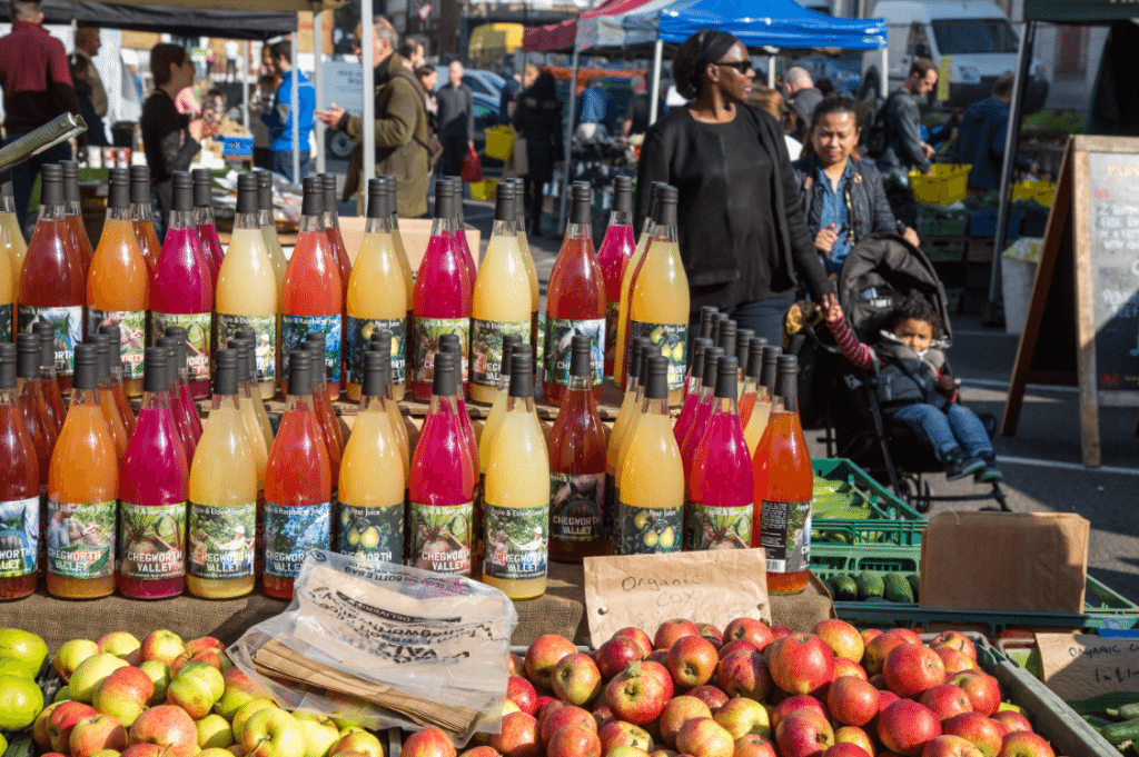 Marylebone Farmers Market, London by Stephanie Sadler, Little Observationist