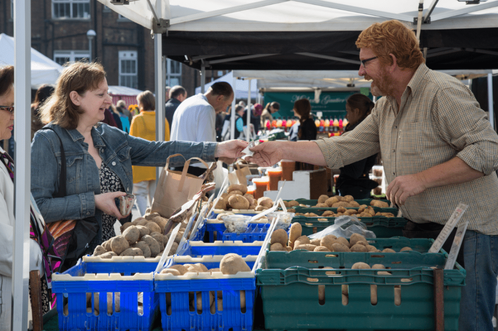 Marylebone Farmers Market, London by Stephanie Sadler, Little Observationist