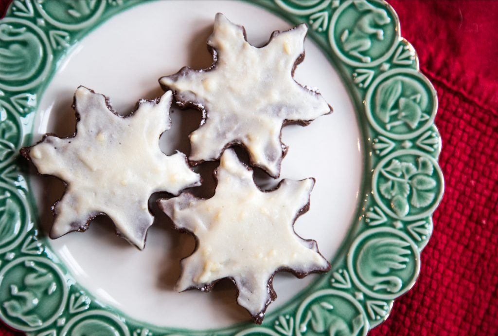 Snowflake Brownie Cookies by Stephanie Sadler