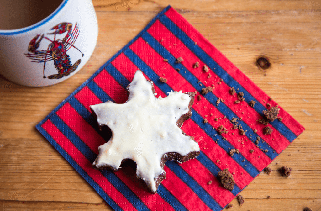 Snowflake Brownie Cookies by Stephanie Sadler