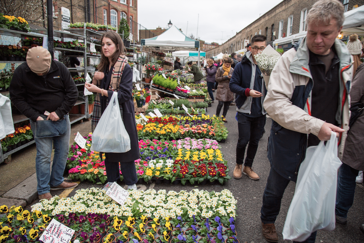 Columbia Road Flower Market, London by Stephanie Sadler, Little Observationist