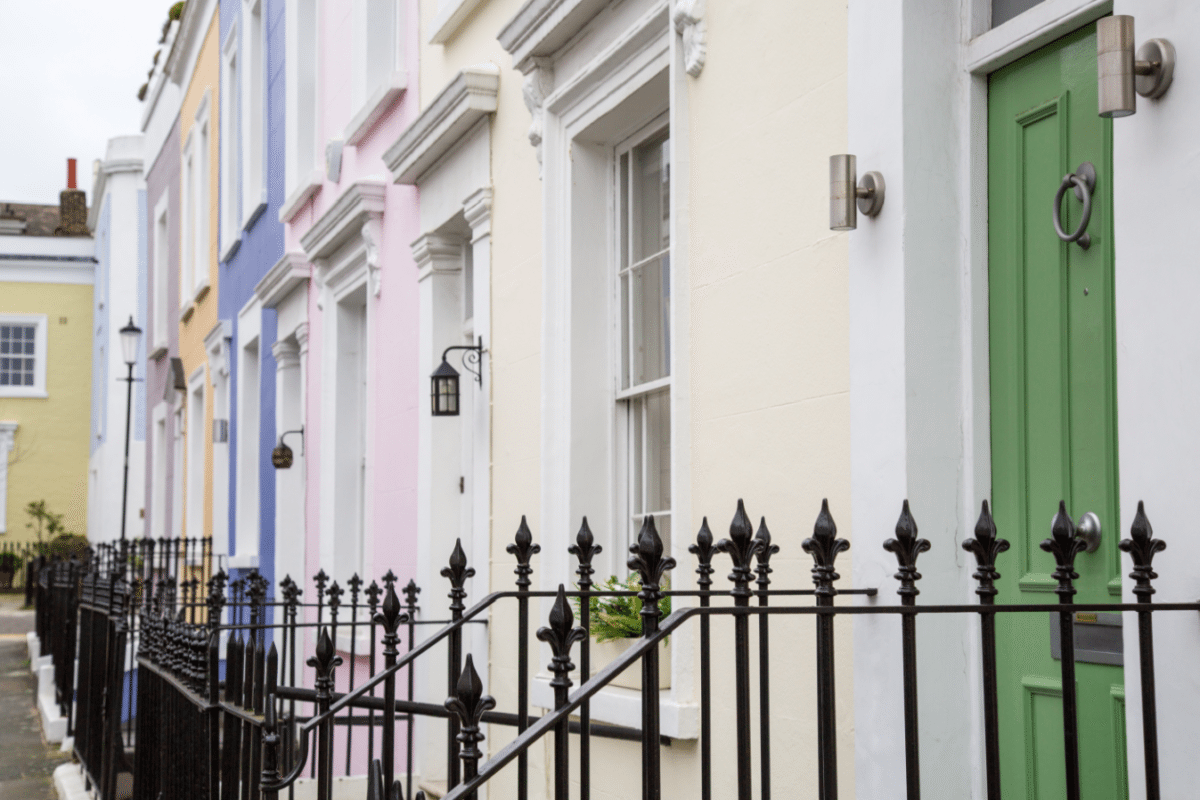 Colourful Houses of Notting Hill, London by Stephanie Sadler, Little Observationist