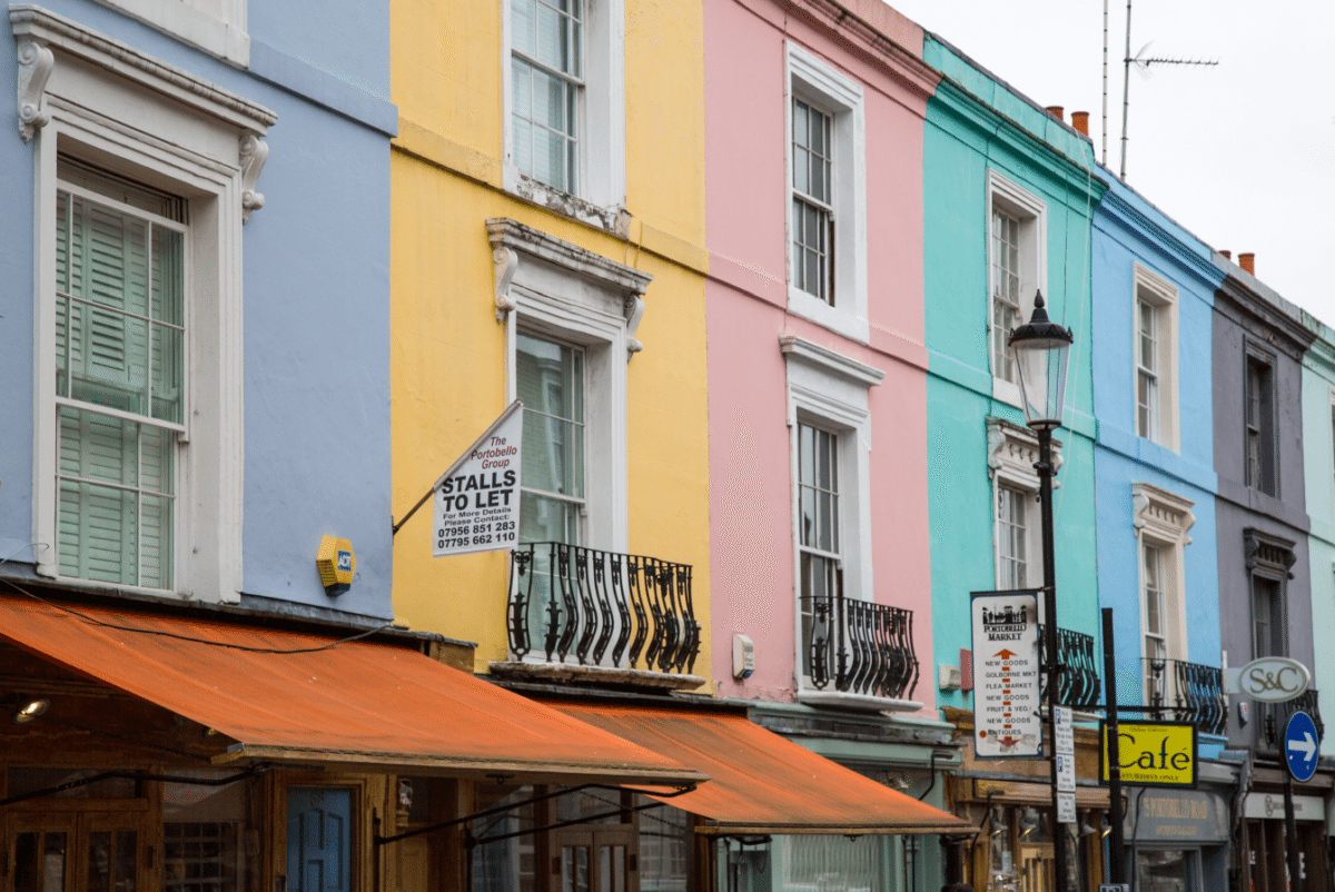 Colourful Houses of Notting Hill, London by Stephanie Sadler, Little Observationist