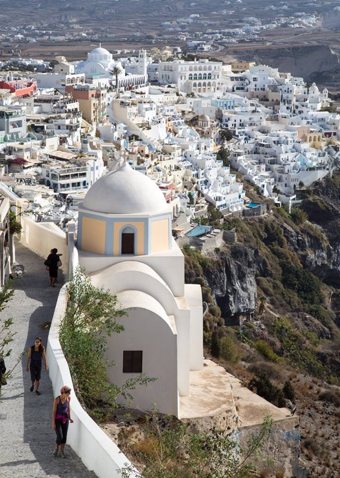 Fira, Santorini, Greece by Stephanie Sadler, Little Observationist