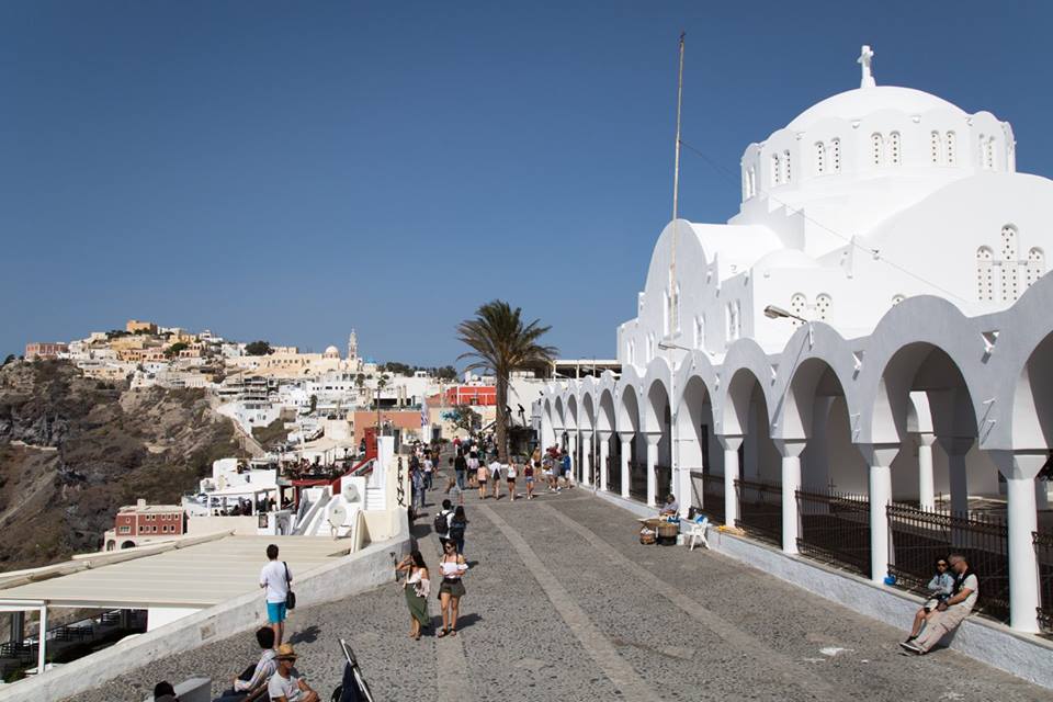 Fira, Santorini, Greece by Stephanie Sadler, Little Observationist